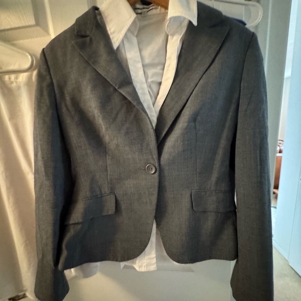 Express Charcoal Women's Blazer and Pants (Business Suit)
